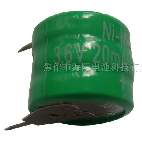 供应扣式镍氢充电电池/纽扣镍氢充电电池(20H 3.6V)