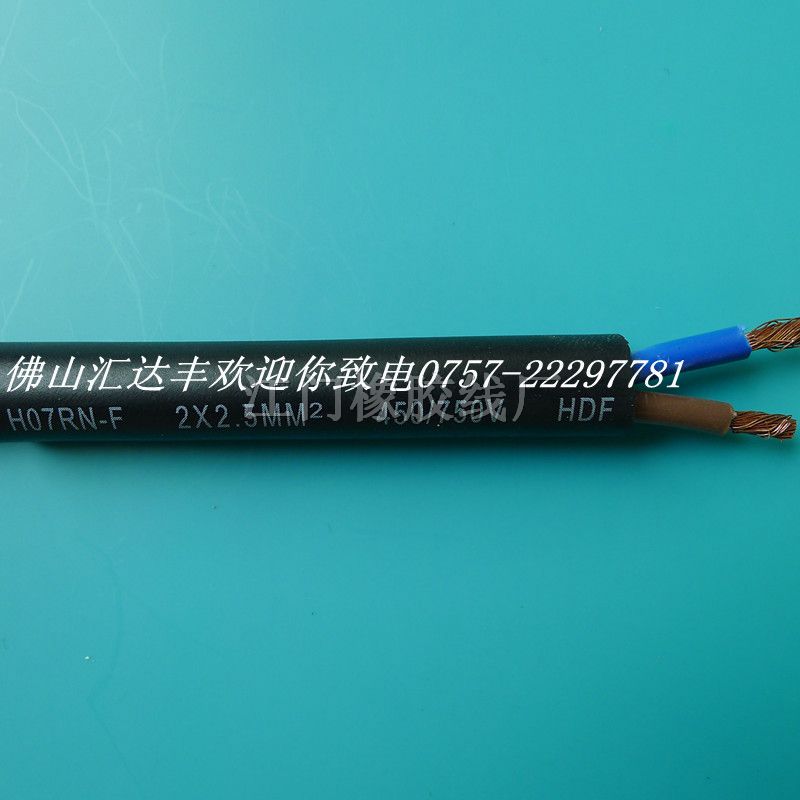供应生产各类HO7RN-F2X2.5 埋地电源线、插头线