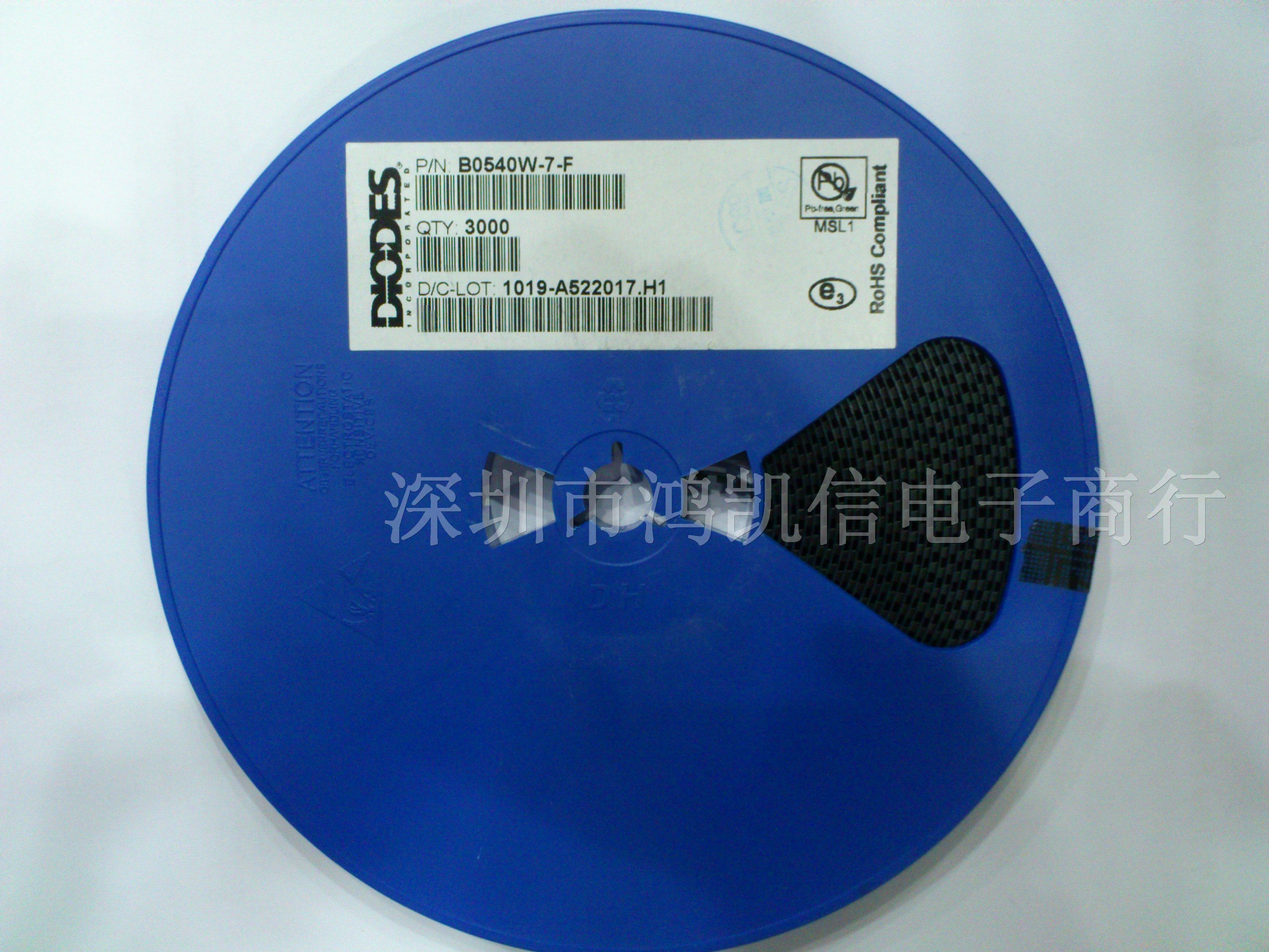 供应DIOD* 0.5A/40V肖特基整流器B0540W-7-F/SF