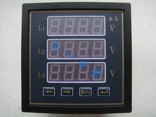 供应XY194U-3K4三相6方形数字式电压测量仪表80*80