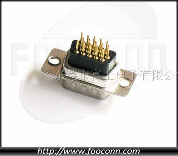 D-SUB连接器|D-SUB HDP 3排 15Pin 母 180度插板