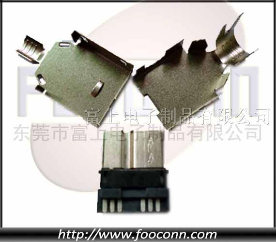 供应U*连接器|MICRO U* 3.0 BM 焊线三件式