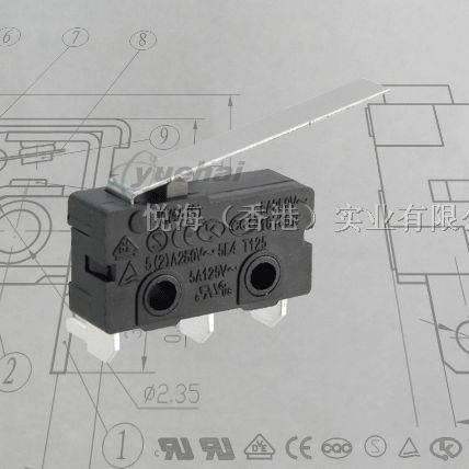 供应KW4A-Z2L200系列微动开关6A 250VAC 多国