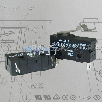 常闭式微动开关10A 250VAC EK韩国 UL VDE多国