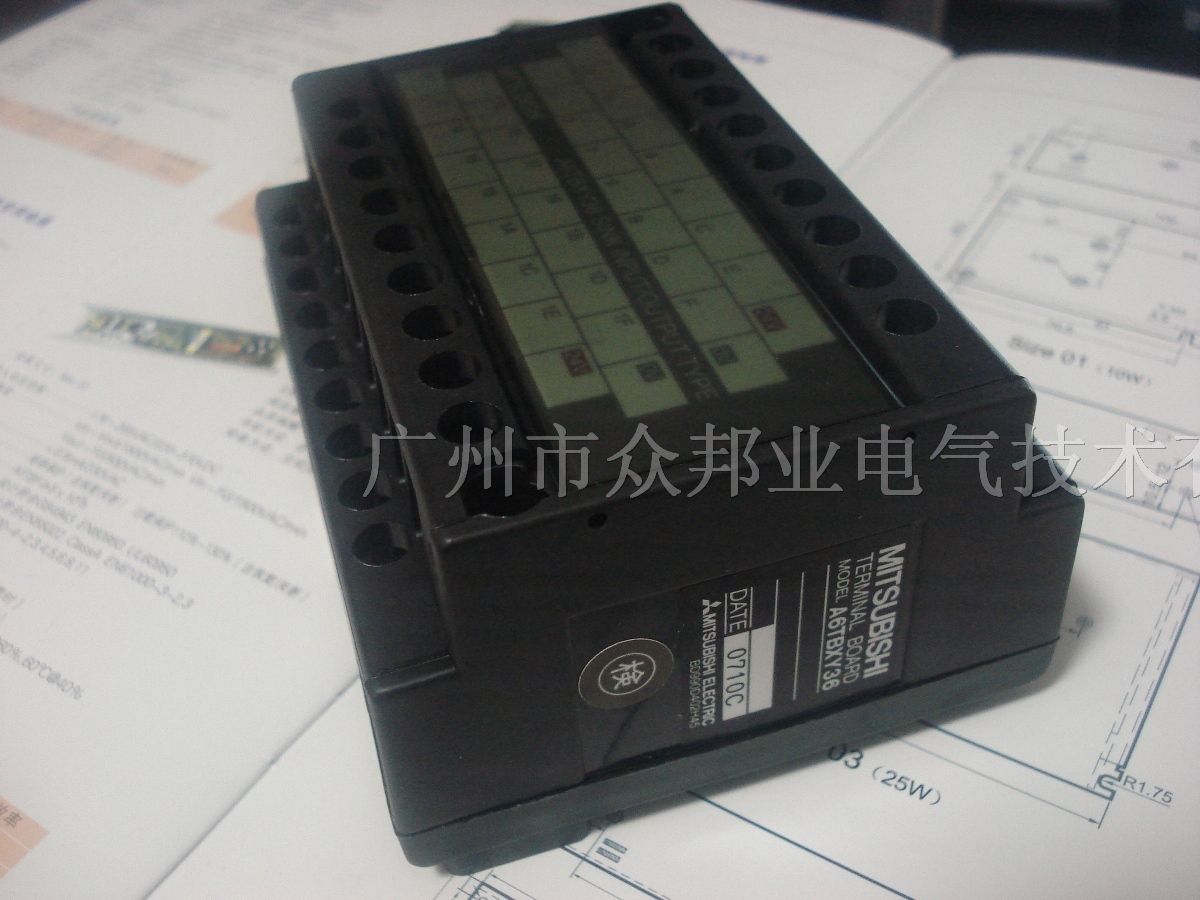 三菱cc-link *原装用端子排 A6TBXY36 *原装