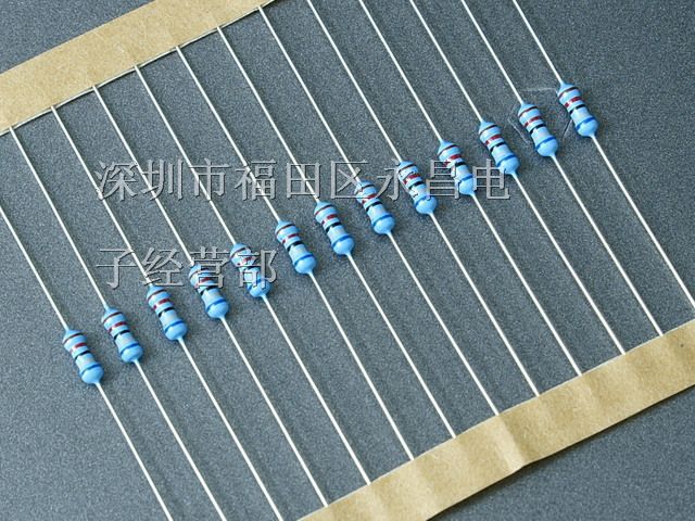 金属膜电阻1/6W 1/4W 1/2W 1W 2W 3W 5W