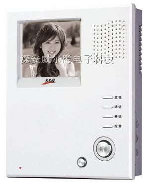 供应数码黑白CMOS可视对讲主机*
