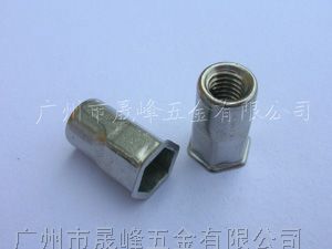 供应不锈钢小头六角铆螺母，六角铆螺母